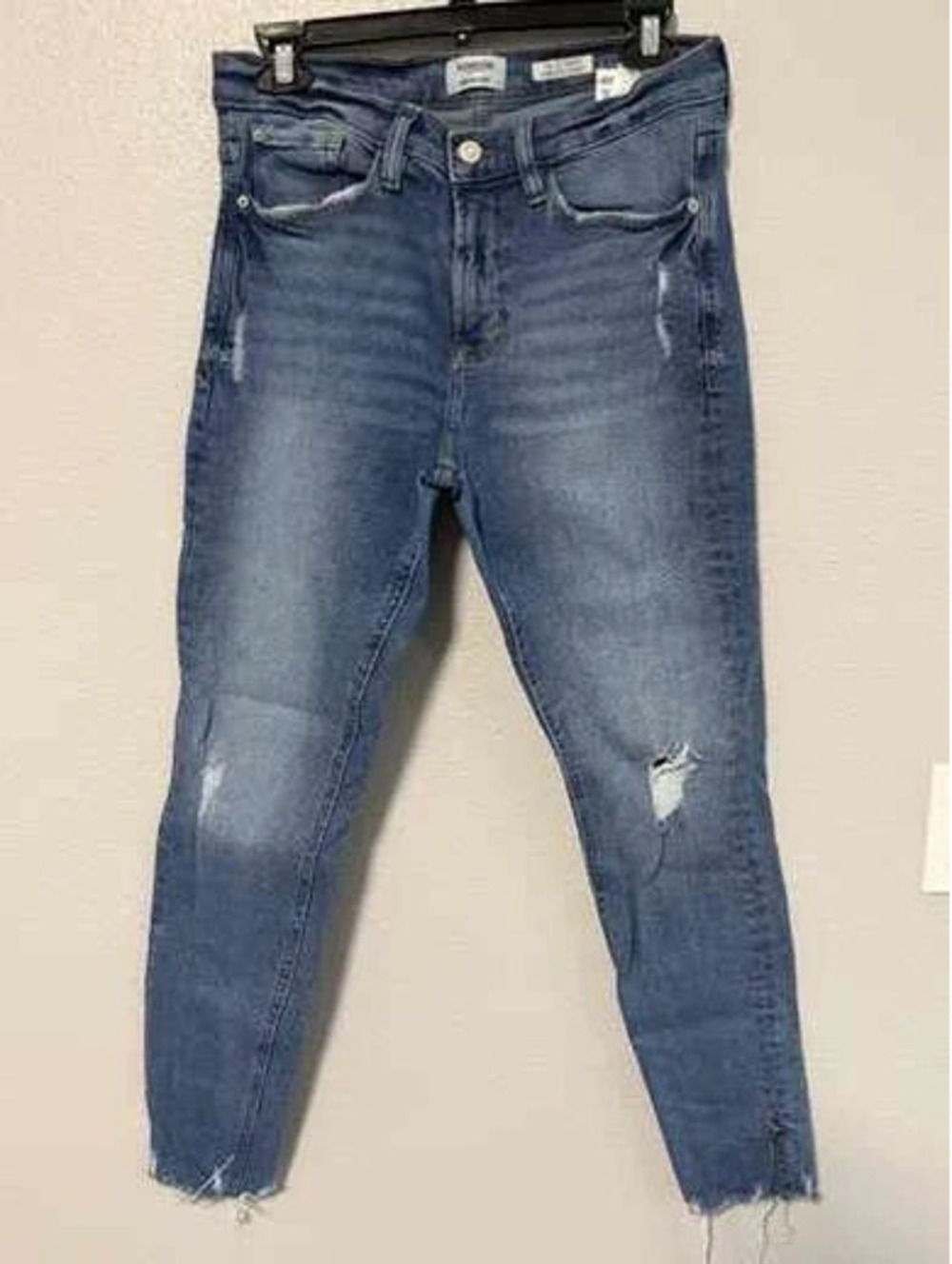 # 6106 Kensie Jeans Dark Wash Distressed Skinny Jeans